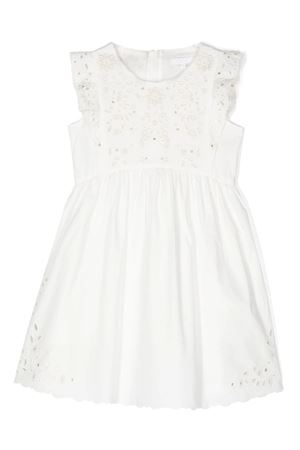 White cotton dress CHLOE' KIDS | C12922117